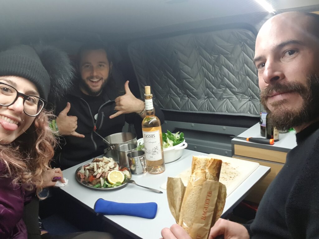Cena nel T5 di Guido
