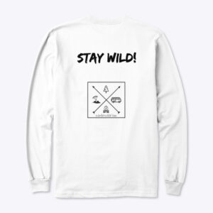 Maglietta maniche lunghe World Wild Van Stay Wild Logo