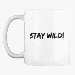 Tazza stay wild logo front