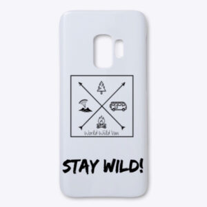 Cover Samsung World Wild Van Stay Wild logo