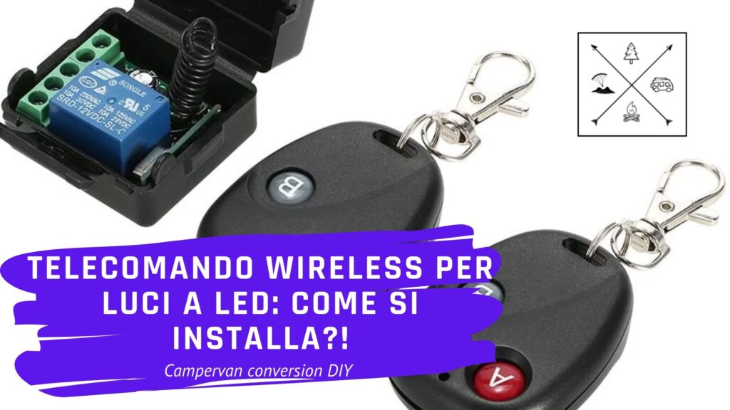 telecomando wireless campervan conversion